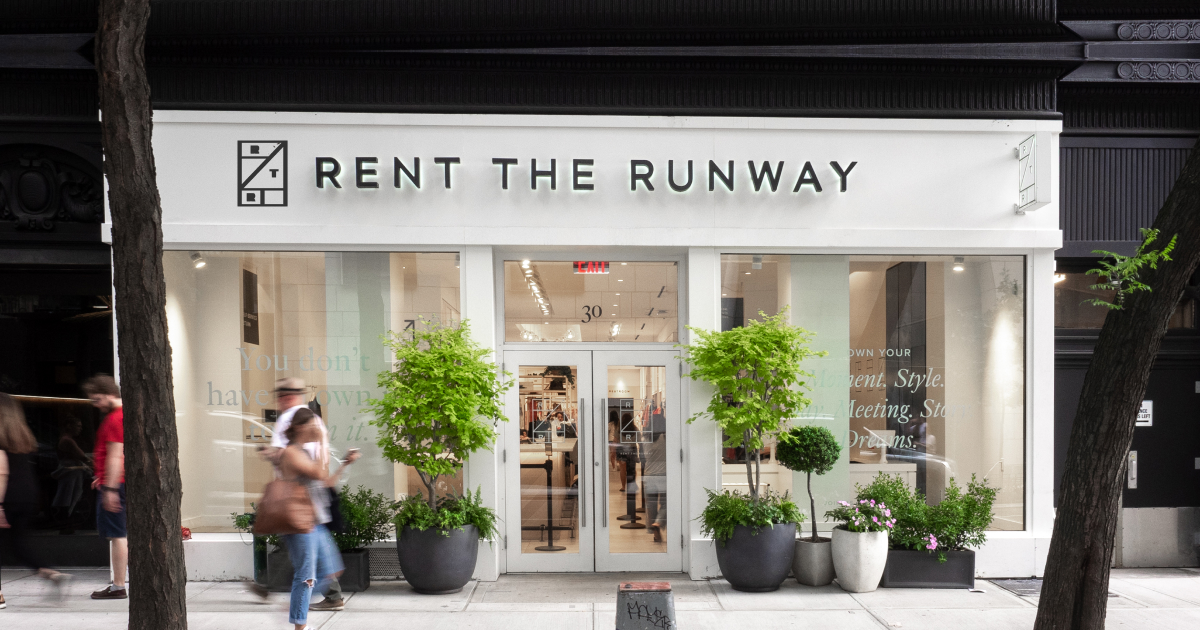 rent the runway stock