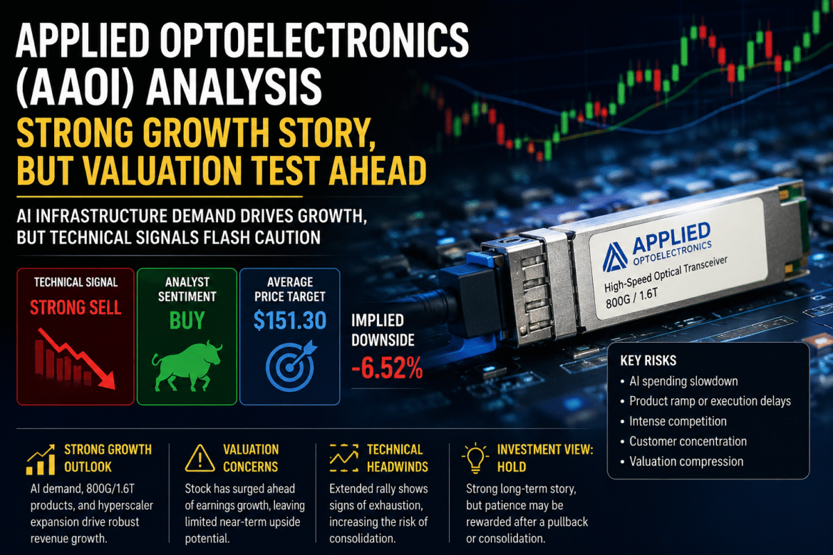 Applied Optoelectronics: Strong Fundamentals Clash With Weak Technical Signals