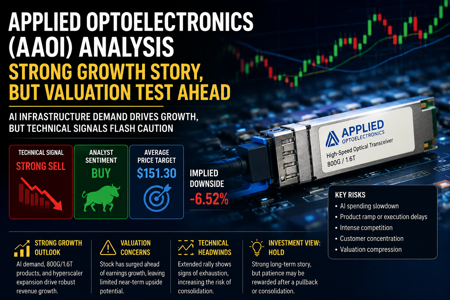 Applied Optoelectronics: Strong Fundamentals Clash With Weak Technical Signals