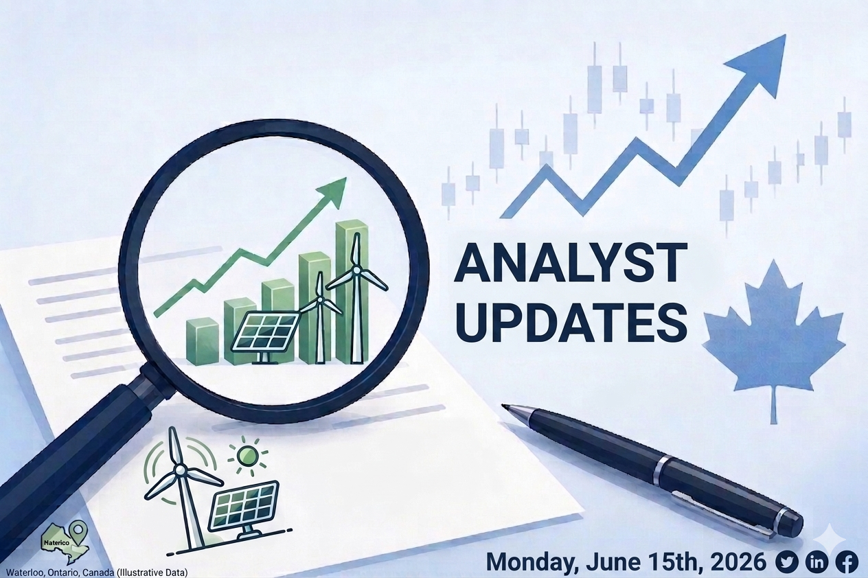 Canadian Analyst Updates: June 15th, 2026