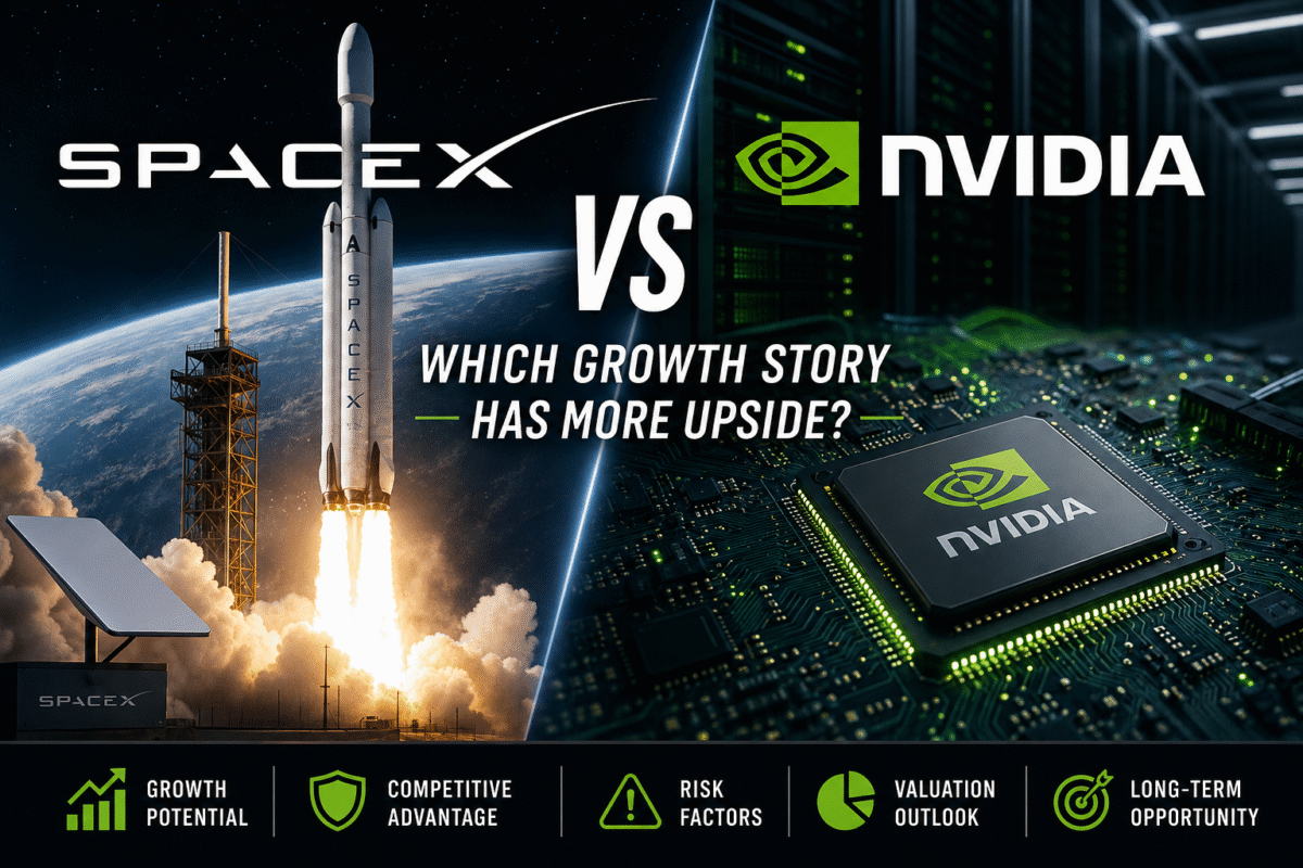 SpaceX vs Nvidia: Which Growth Stock Has More Upside?
