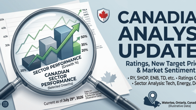 Canadian Analyst Updates: July 29th, 2026