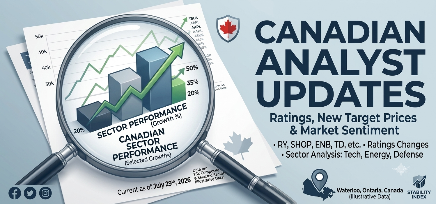 Canadian Analyst Updates: July 29th, 2026